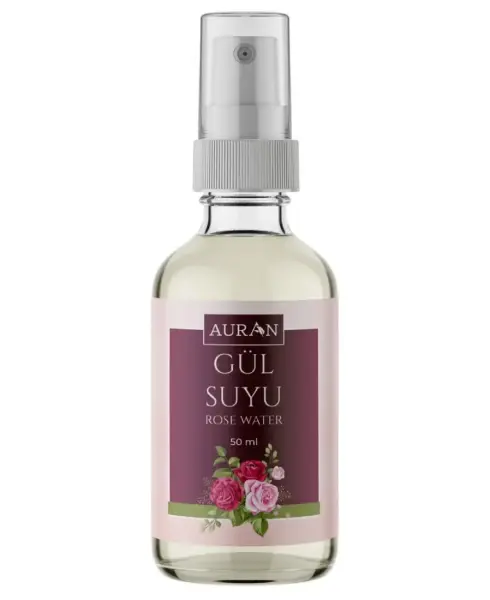 AURAN Gül Suyu Cam Şişe Mini 50 ML