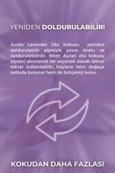 AURAN Lavander Oto Kokusu İp Askılı Araç Kokusu Uzun Süre Kalıcı Lavanta Araba Kokusu 8 ml.