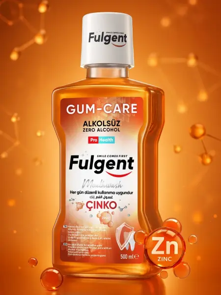 FULGENT GUM-CARE MOUTHWASH 250ML    Fulgent Gum-Care Zinc Günlük Ağız Bakım Suyu Gülüşünüzü Parlatır!
