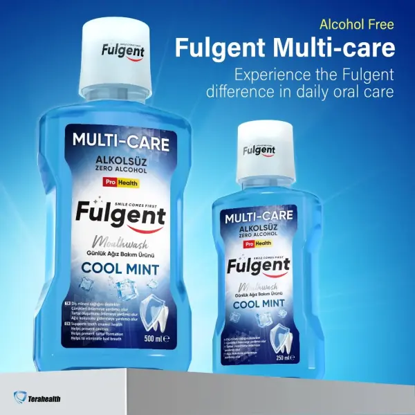 FULGENT MULTI-CARE MOUTHWASH! Günlük Ağız Bakım Suyu !500 ML
