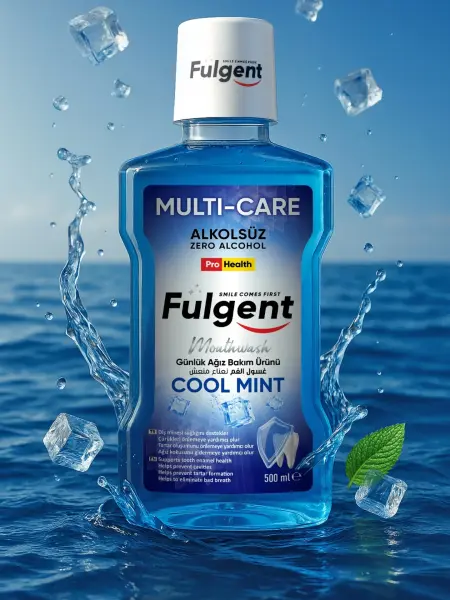 FULGENT MULTI-CARE MOUTHWASH! Günlük Ağız Bakım Suyu !500 ML