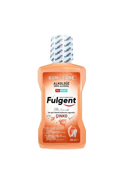 FULGENT GUM-CARE MOUTHWASH Zinc Günlük Ağız Bakım Suyu ! 500 ML KİŞİSEL BAKIM