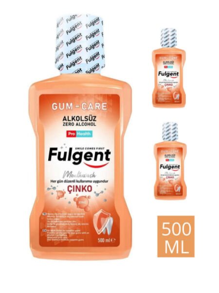 FULGENT GUM-CARE MOUTHWASH Zinc Günlük Ağız Bakım Suyu ! 500 ML KİŞİSEL BAKIM