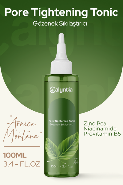 EVTAN Life&Home-CALYNTİA-Gözenek Sıkılaştırıcı,Arındırıcı Etki,Canlandıran,Cilt Yenileyici Arnika Montana Özlü  Tonik-Pore Tightening Tonic 100 ML