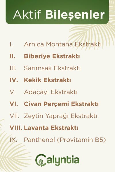 EVTAN Life&Home-CALYNTİA Arnika Montana Özlü Canlandırıcı Saç Bakım Toniği- Hair Care Tonic 100 ML