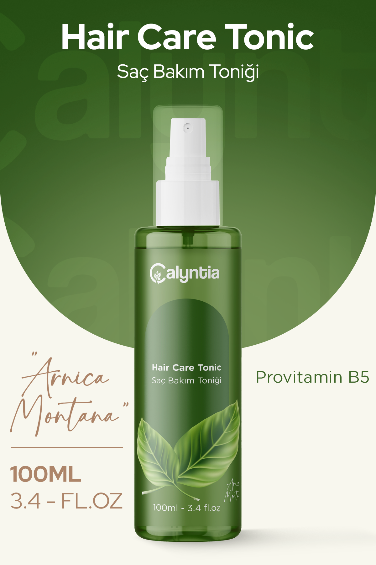 EVTAN Life&Home-CALYNTİA Arnika Montana Özlü Canlandırıcı Saç Bakım Toniği- Hair Care Tonic 100 ML