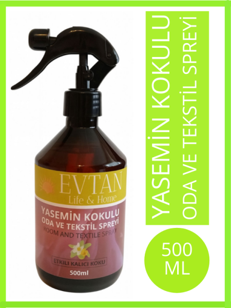 EVTAN Life&Home Yasemin Kokulu Oda Ve Tekstil Spreyi Oda Spreyi Room Sprey 500 ML