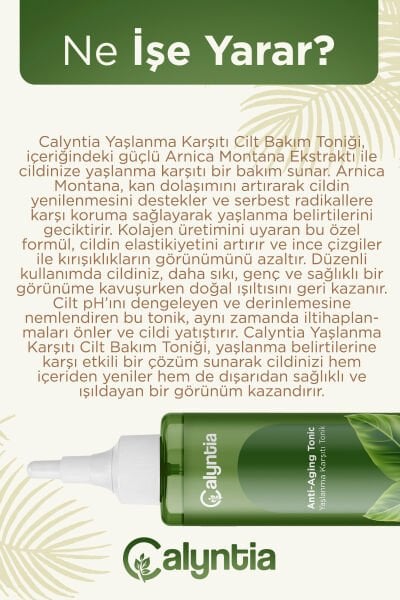 EVTAN Life&Home-Calyntia Anti Aging, Canlandirici Kolajen Etkili, Yaşlanma Karsiti Tonik 100 ML